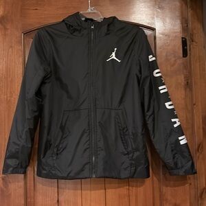 Boys Jordan fleece lined jacket with hood